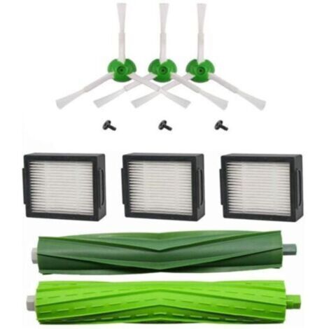 Ersatzteile Set für Staubsauger Zubehör, Kompatibel mit i7, i7+, E5, E6 und E7 Serie – Seitenbürsten und Filter - AUTRES