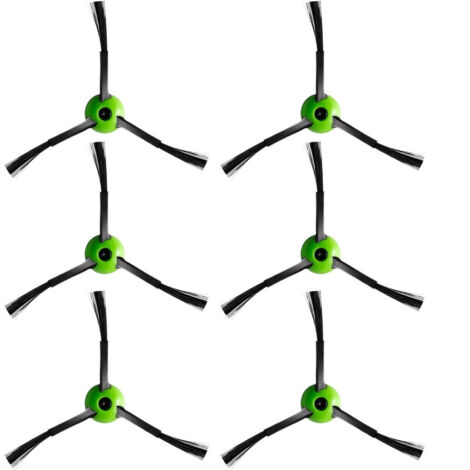 Set mit 6 Seitenbürsten für iRobot Roomba I-Serie i1+ i2+ i3+ i4+ i6+ i7+ i8+, J-Serie j5+ j6+ j7+ j8+ j9+