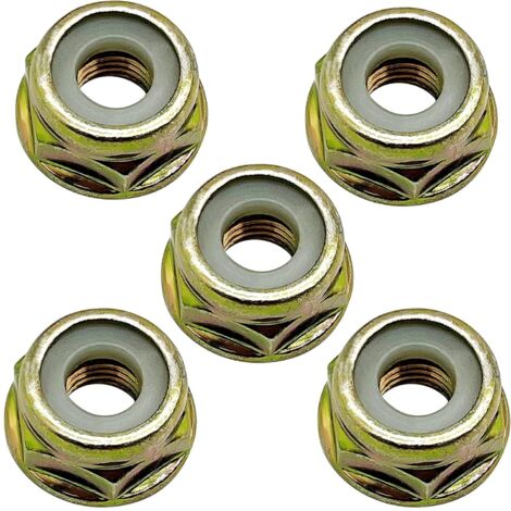 10 Universal-Muttern mit Linksgewinde M10 x 1,25 – Ersatz für Freischneider und Trimmer – Kompatibel mit Greenworks Milwaukee Makita Husqvarna – Getriebekopf-Zubehör