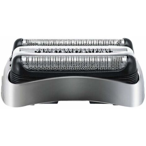 LaBlanc - Scherkopffolie und Messerersatz für Braun 3 Series 300S 301S 310S 320S 330S 340S 360S 380S 3000S, Silber (1/5)