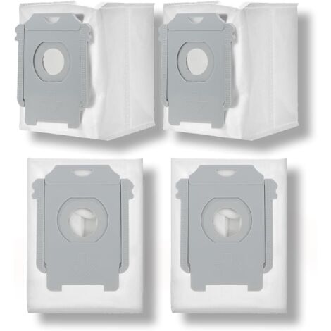 4 stück Staubsaugerbeutel für iRobot Roomba, Großer Kapazität Staubsaugerbeutel für iRobot Roomba i7 i7+ i7 plus i8, i8+, i3, i3+, i4, i4+, i6, i6+, j7, j7+, s9, s9+