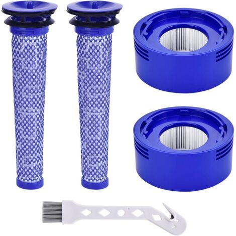 2 Stück V8 Filter HEPA Nachmotorfilter & Vorfilter für Dyson V8 V7 Animal Absolute Akku Staubsauger Motorhead Ersatzteile Filter Zubehör set 965661-01&967478-01