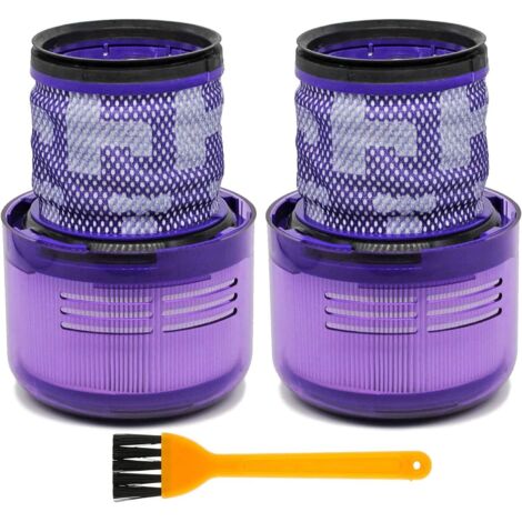 2 Stück Dyson v12 Filter, für Dyson v12 Slim Absolute Filter Staubsauger, für Dyson v12 Filter waschbares HEPA Zubehör, Dyson v12 Slim Hinterfilter Ersatzteil 971517 01