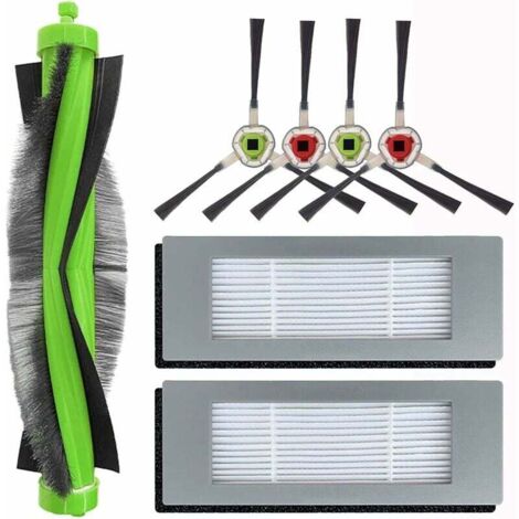 Ersatz-Reinigungszubehör-Set für Irobot Roomba Combo 113 R113840 Staubsauger, Kehrroboter-Ersatzteile, 1 Rollenbürste + 2 Filter + 4 Seitenbürsten (1/5)