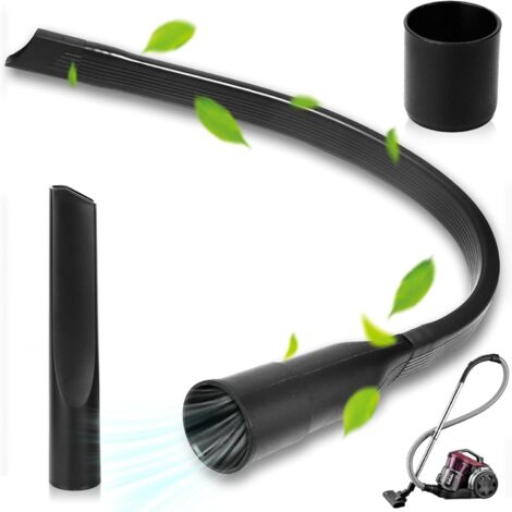 Universal-Reinigungsdüsen-Set – 62,5 cm lange, flexible Fugendüse, Staubsauger-Zubehör, universelle Aufsteckdüse für alle Staubsauger mit 35/32 mm Anschluss
