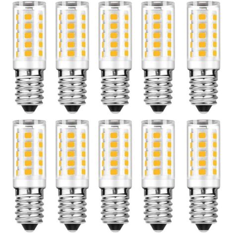 E14 LED-Glühbirne, Kaltweiß 6000 K, 5 W entspricht 50 W Glühlampe, 400 lm, nicht dimmbar, 10 Stück