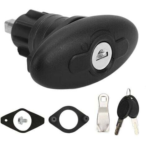 LaBlanc RV-Kabinentürschloss, 30 mm, ovales Kabinentür-Kompressionsschloss aus Zinklegierung und Nylon für Wohnmobile, Wohnwagen und Yachten (1/5)