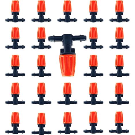 LaBlanc – 24er-Pack Sprühgeräte mit verstellbarer Düse (vollständig geformt) mit 4/7 flacher Öffnung für Sprinklersystem (1/5)