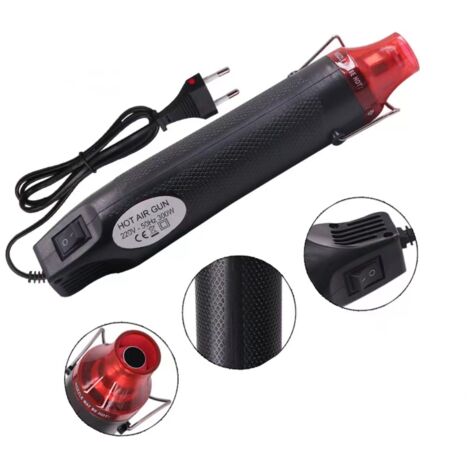 Mini-Elektro-Heißluftpistole, 300 W, tragbare Heißluftpistole, Temperatur, DIY-Heißluftpistole zum Trocknen von Farbe, Stempel, Erhitzen von Ton (1/5)