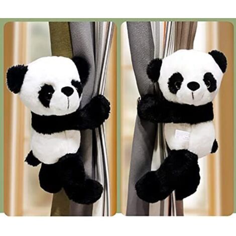 Set mit 2 Cartoon-Tier-Vorhang-Raffhaltern für Kinder, Kinderzimmer-Fensterdekoration (Größe M), 25 cm