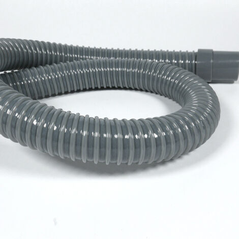 Flexibler Ablaufschlauch 90° - 45 x 32 mm zum Anschluss der Wasserhahnarmatur - Aus recycelbarem Recycling-Kunststoff - Grau NPTERBL