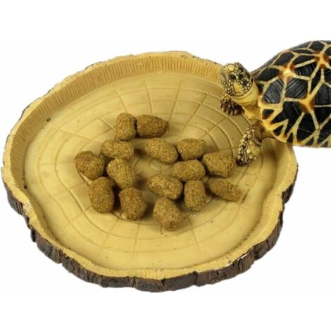 Reptiliennapf kleines Modell – Napf, Wassernapf, Futternapf für Reptilien, Geckos, Schildkröten, Schlangen – Terraristisches Zubehör (Stump)