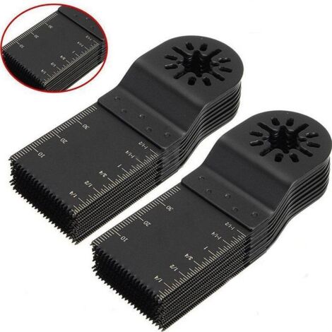 Ahlsen 20er-Pack oszillierende Sägeblätter, Multitool-Klinge, 34 mm, oszillierende Klinge für Schnittreparaturen