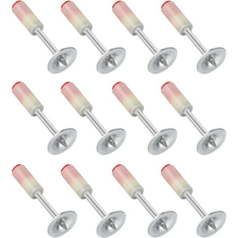200 Nägel für Nagelpistolen, 7,3 mm runde Nägel, manuelle Stahlnägel für pneumatische Nietpistolen, Deckenkabelkanalmontage und Reparaturzubehör.