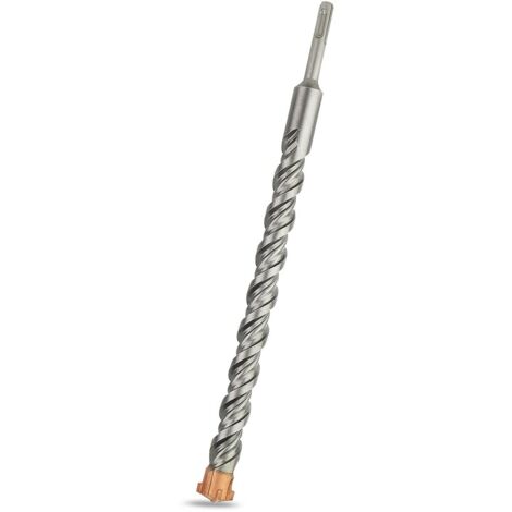 SDS-Plus-Bohrer 30 mm x 350 mm, ideal zum Bohren in Beton, Ziegel, Stein, Mauerwerk – 4 Hartmetallspitzen, Meißelhammer-Zubehör