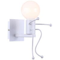 Kreative LED-Wandleuchte im Retro-Stil Ideal zum Lesen am Bett oder als Flurdekoration Dimmbare, stimmungsvolle Wandleuchte (Industrie-/Nordischer Stil)