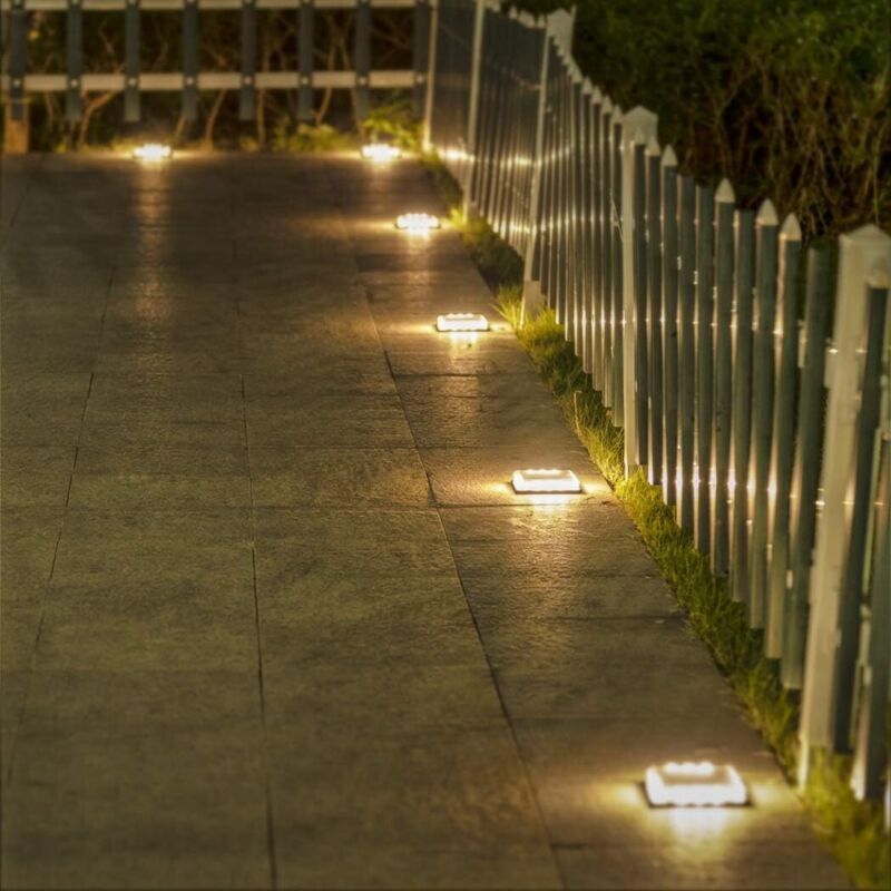 Solar-Powered Brilliance: Upgrade Your Garden with Waterproof LED Ground Lights