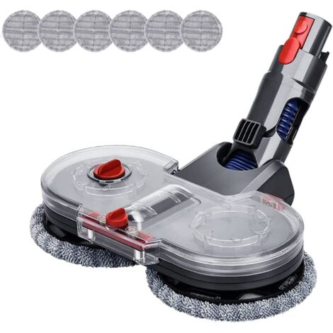 Electric Mop Head for Dyson V11 V10 V8 V7 Vacuum Cleaner Floor Brush Replacement Accessories for Hardwood Floors with Water Tank and 6 Mop Pads (Mop Head) (1/5)