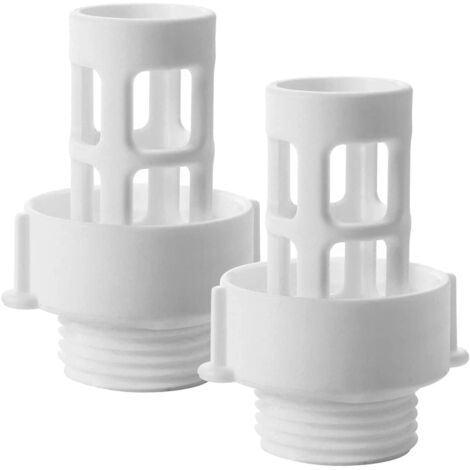 Intex 10184 Garden Hose Drain Plug Connector Replacement, 2 Pack, for Intex Round Pool Hose Adapter