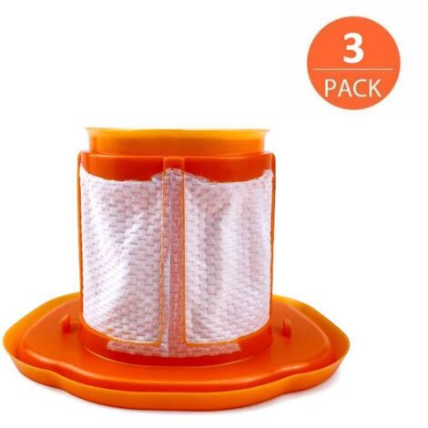 3-Pack Replacement Filters for BHHV320B / BHHV320J / BHHV520BF / BHHV520BFP Handheld Vacuums and HHVKF10/HHVK Series Hand Vacuums (1/5)