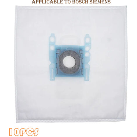 Pack of 10 Suitable for Bosch Siemens TYPE G Vacuum Cleaner, High Efficiency Dust Bag, Garbage Bag, Accessories (1/4)
