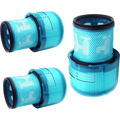 Pack of 3 replacement filters for Dyson V15 SV22 V11 SV14 vacuum cleaners. Replacement filters number DY-970013-02 and 97001302. (1/5)