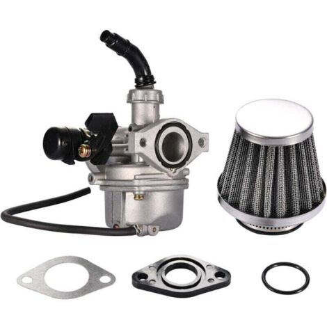 PZ19 Carburetor with Air Filter Replacement for Kazuma Taotao Baja Roketa SUNL XR/CRF 50cc 70cc 90cc 110cc 125cc ATV Dirt Pit Bike Go Kart Chinese 4 Wheeler-- (1/5)