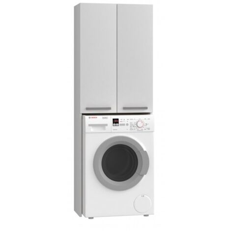 COMO - Modern style washing machine cabinet - 183x64x30 - 2 doors+4 shelves