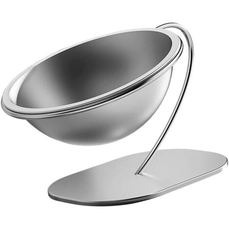 Stainless Steel Elevated Cat Feeder, Dog Food Container, Pet Feeding Accessories, Large Raised Bowl with Stable Base (1/5)