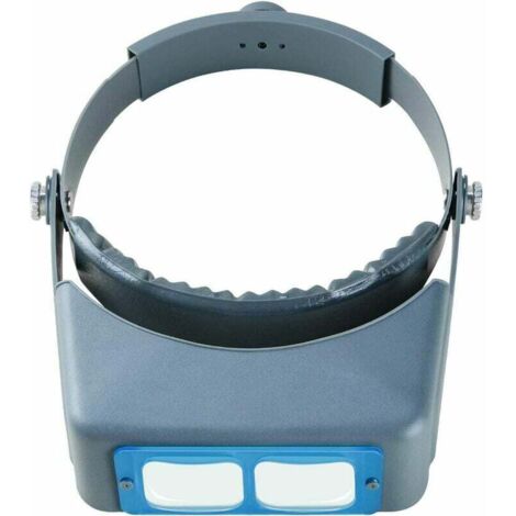 Headband Magnifier Hands Free Jeweler Magnifying Glass Head Mount Headset Magnifier Visor Optical Glass 4 Replaceable Lenses for Reading, Repairing (1/5)