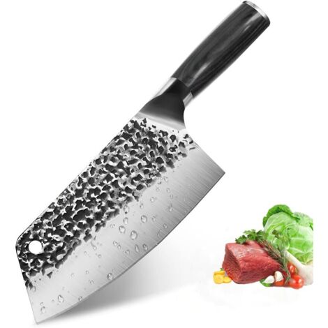 High Carbon Stainless Steel Chinese Chef's Knife for Home and Restaurant with Ergonomic Handle (1/5)