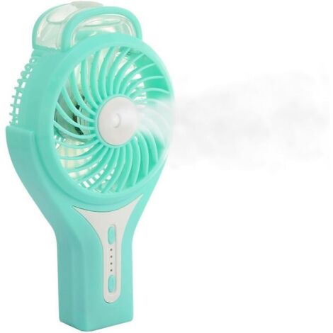 Tinor – Mini handheld USB misting fan – Personal cooling mist humidifier – Rechargeable portable fan for home, office, travel – Quiet operation (1/5)