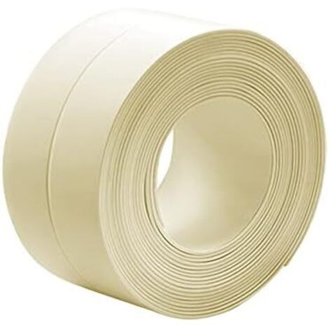 Waterproof Mildew Proof Tape Self Adhesive Caulk Tape Sealing Strip Tub Sealing Tape Bathroom Wall Corner Caulking Sealing Tape Basin Edge Toilet Tape- (1/5)