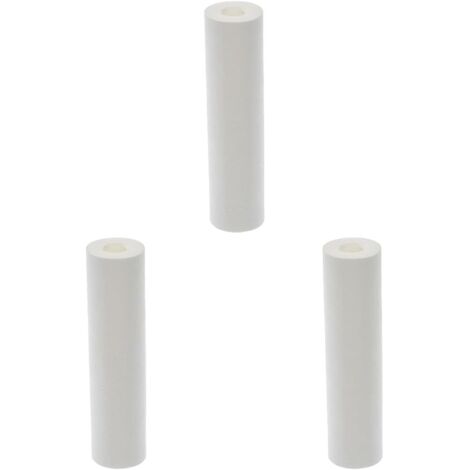 20µ extruded filter cartridge, to filter impurities from household water - For standard 10" bowl size - Cartridge life: 6 months (Pack of 3) (1/5)