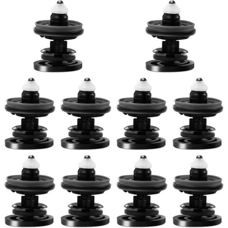 CCYKXA 10 Pieces Car Clips, Car Fixing Clips, Door Cover Fixing Clips, Door Panel Fixing Clips, for Most Models