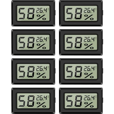 Tinor – Mini hygrometer thermometer – Digital indoor humidity gauge monitor with temperature sensor – Measuring range -50 to 70°C – Humidity 10% to 99% RH (1/5)