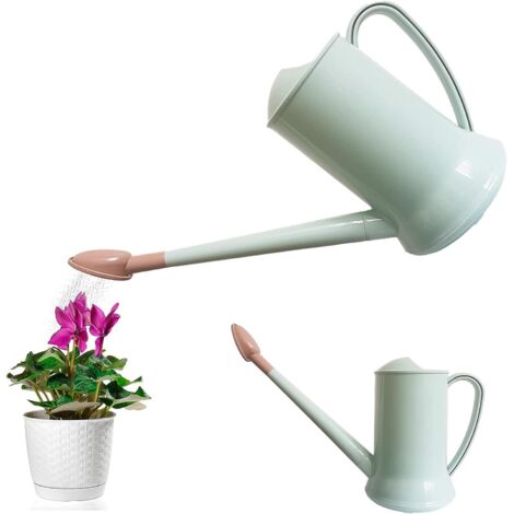 2L Watering Can, Long Spout Plastic Detachable Sprinkler Plant Watering Can Lightweight Water Spray Watering Bottle for Indoor Outdoor Garden Home Flowers Bonsai Plants
