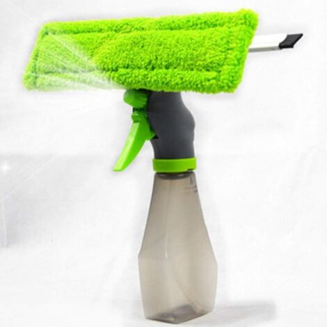Vert - 1 pièce Raclette nettoyante pour vitres, flacon pulvérisateur Raclette double vitrage pour vitres de voiture (1/5)