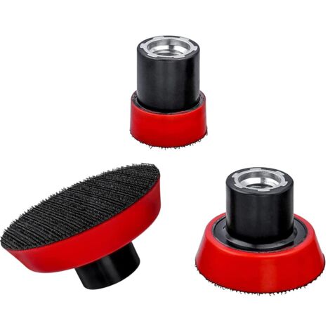 3 pieces sanding pad 25 mm 50 mm 75 mm M14 sanding discs Velcro sanding backing plate polishing for drill angle grinder (1/5)