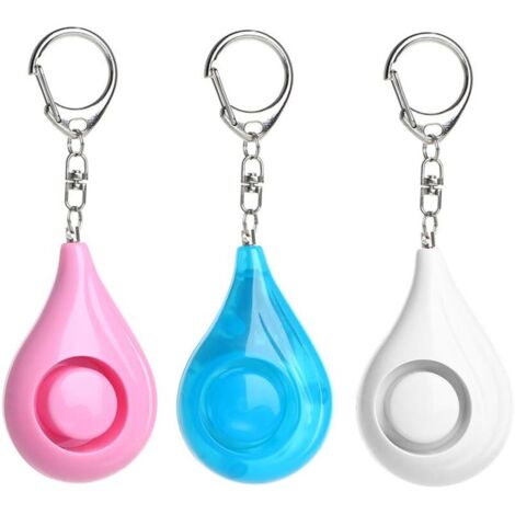 Personal Alarms for Women, 125 DB Emergency Self-Defense Security Alarm Keychain for Kids Women and Elders - 3 Pcs