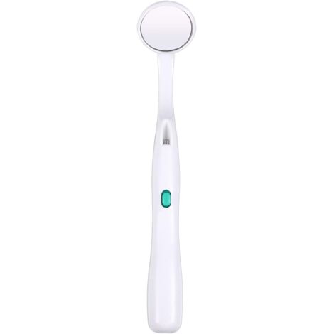CCYKXA Dental Mirror with Light Anti-Fog Mouth Mirror Teeth Inspection LED Mirror Anti Fog Curved Angle Dentist Oral Care Tool for Home Dental Care
