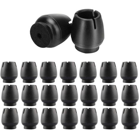 Tinor – Chair leg protector 32 pieces non-slip rubber chair caps – Anti-scratch felt pads for hardwood – Easy to install – Fits 12-16mm legs (1/5)