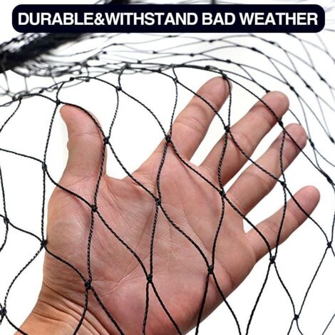 4.0 x 4.0cm Square Mesh Anti Bird Netting, Can Be Used As Poultry Netting For Chicken Coops And Heavy Duty Garden Netting For Blueberries, Fruit Trees And Vegetables, Keeps Birds, Deer And Squirrels O (1/5)