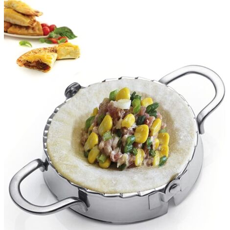 Empanada Ravioli Press Stainless Steel Pierogi Ravioli Mold Ravioli Maker Wrapper Pastry Cutter Kitchen Accessories XL 6"