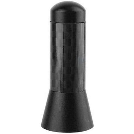 Antenne Courte pour Voiture 3,5 cm Univers Radio FM en Alliage d'aluminium et Fibre de Carbone