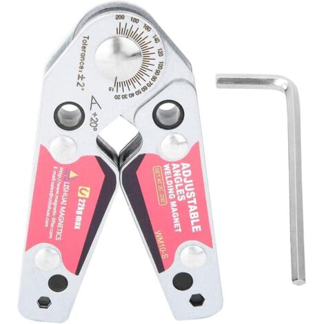 20°-200° Welding Magnet Adjustable Angles Welding Holder Magnetic Welding Clamp Attachment Welding Tool Accessories Magnetic Welding Holder