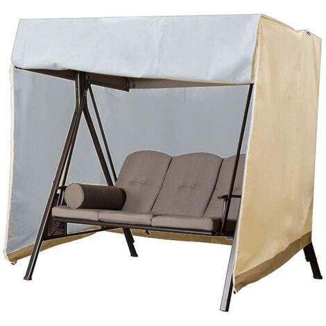 Garden Swing Cover, Outdoor Swing Protective Cover, Waterproof Anti-UV Swing Tarpaulin (160x120x170cm)