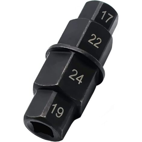 Motorcycle Hex Axle Tools Motorcycle Wheel Axle Wrench Hex Axle Tool Motorcycle Wheel Axle Wrench Motorcycle Hex Tool 17mm 19mm 22mm 24mm For Motorcycle Front And Rear Wheels (1/5)