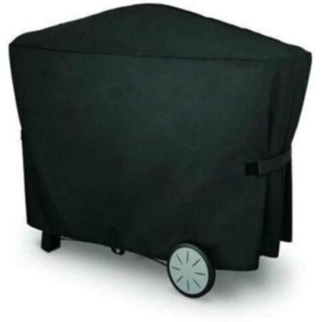 Gas Barbecue Cover, Barbecue Tarpaulin 112.4X64.1X95.6Cm, Outdoor Barbecue Protection Cover, Waterproof Sun Protection Fabric, BBQ Cover for Weber, Black Ikodm (1/5)