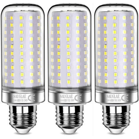 26W LED Bulb, 200W Incandescent Equivalent, 3000lm, 6000K Cool White, E27 Edison Screw Bulbs, 3 Pack [Energy Class E]